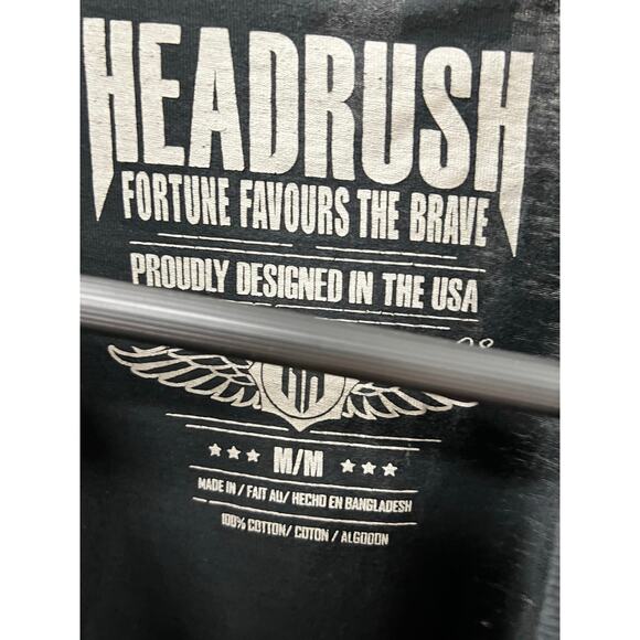 HEAD-RUSH Breaking Boundaries The Chosen Few Black Graphic Tee NWOT Sz M - Picture 4 of 5